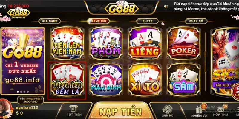 Vài nét nổi bật về game bài Go88